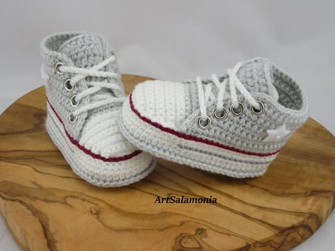 Crochet baby booties tutorial