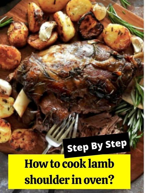 Cooking lamb shoulder in the oven is an easy way to make a delicious, hearty meal. The lamb will be cooked through and tender, with a crispy outside. In this ... Read more Lamb Shoulder Roast Recipes Ovens, How To Cook Lamb Shoulder, Lamb In Dutch Oven, Lamb Shoulder Recipes Ovens, Oven Roasted Lamb Shoulder, How To Cook Lamb Shoulder Chops, Lamb Shoulder Chops Recipes Oven, Lamb Shoulder Roast Recipes, Lamb Shoulder Chops Recipes