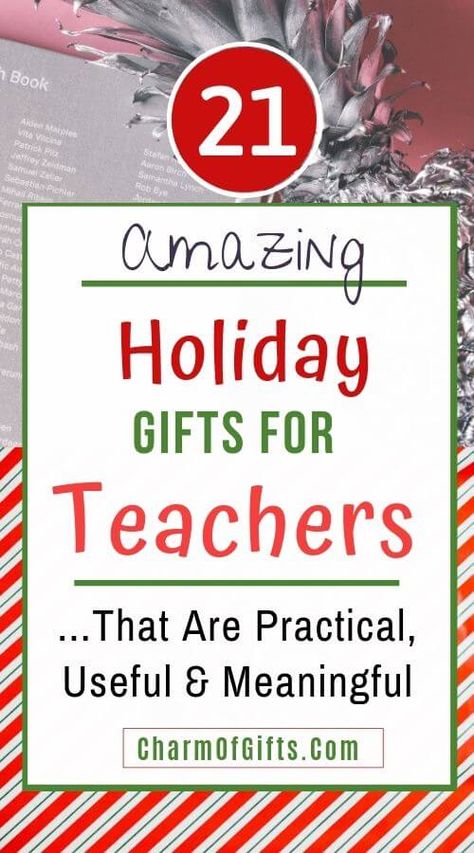 Holiday gift ideas for teachers including Christmas gifts perfect for teacher coworkers, someone starting new teaching job, end of year teaching gifts and appreciation week gifts for teachers. #teachergifts #holidaygiftsforteachers #christmasgiftforteachers Middle School Teacher Gifts, Holiday Gifts For Teachers, Teachers Birthday, Inexpensive Teacher Gifts, Christmas Presents For Teachers, Inexpensive Holiday Gifts, Diy Teacher Christmas Gifts, Homemade Teacher Gifts, Gift Ideas For Teachers