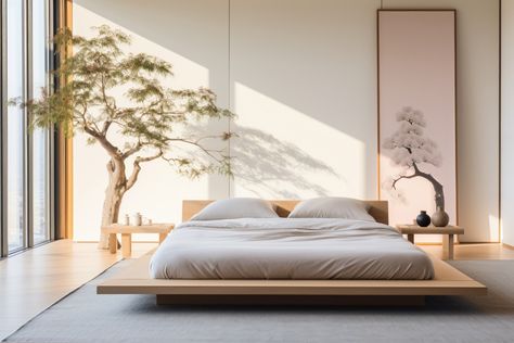 The Best Feng Shui Bedroom Colors Ideas Trending In 2024! Modern Zen Bedroom, Bedroom Peaceful, Bedroom Colors Ideas, Feng Shui Bedroom Colors, Feng Shui Colours, Colors For 2024, Feng Shui Principles, Feng Shui Bedroom, Zen Bedroom