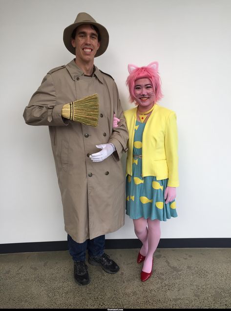 #bojackhorseman #netflix #tv #outfits #costume #diycostume #cosplay #halloween  #vincent-adultman Bojack Halloween Costume, Vincent Adultman, Bojack Horseman Costume, Princess Carolyn, Tv Outfits, Cute Couple Halloween Costumes, Matching Costumes, Netflix Tv, Beige Trench Coat