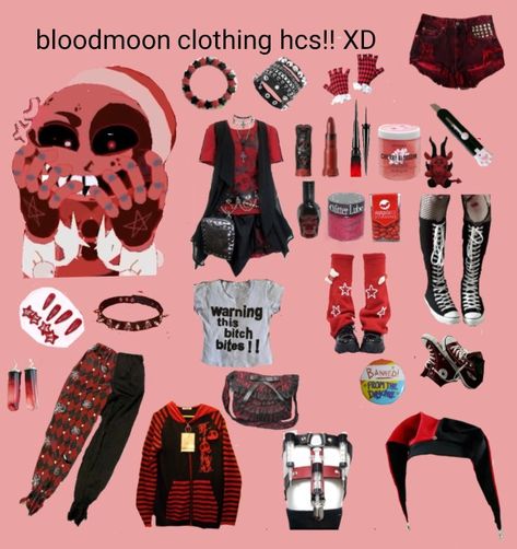 #BLOODMOON #BLOODTWINS #SAMS #SUNANDMOONSHOW Sun And Moon Show Headcanons, Bloodmoon Fnaf, Bloodmoon Sams, Steal His Look, Kidcore Outfit, Fnaf Daycare, Fnaf Costume, Fnaf Crafts, Quirky Shoes