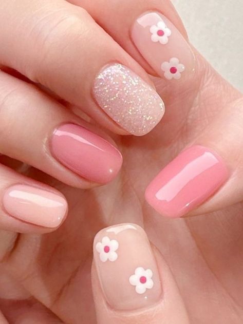 Kawaii Short Nails, Short Kawaii Nails, Nails Reference, Blossom Nail Art, Kawaii Shorts, Sponsorship Proposal, Nail Sets, Kawaii Nails, Spring Nail