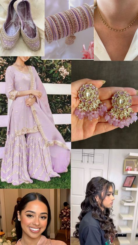 Punjabi Sweet 16, Lavender Suit, Suit Punjabi, Purple Suit, Desi Fits, Desi Dress, Asian Clothing, Desi Outfits, Girl Aesthetics