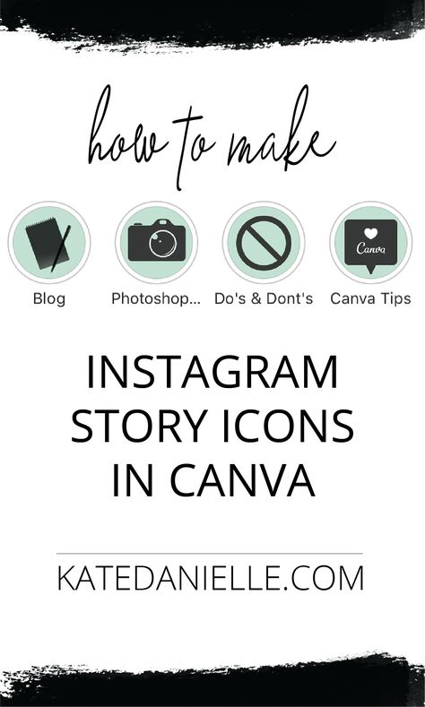 How to Make Instagram Story Icons in Canva, Instagram Highlight Icons, Design Instagram Highlight Covers in Canva, Canva Tutorial, #canva #tutorial #canvahacks via @katedanielle Pastel Instagram Highlight Covers, Instagram Story Icons, Tutorial Canva, Canva Tutorials, Canva Hacks, Canva Logo, Instagram Hacks, Canva Tips, Instagram Marketing Strategy