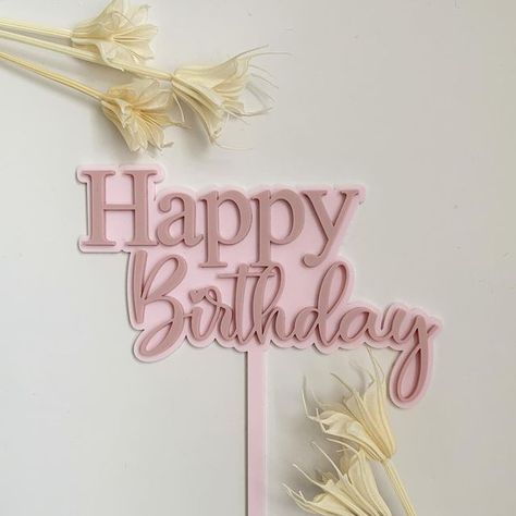 Number Topper, Cake Topper Design, Pink Cake Toppers, 3d Cake Toppers, Birthday Topper, Pink Birthday Cakes, Cake Banner, 3d Printing Art, Diy Cake Topper