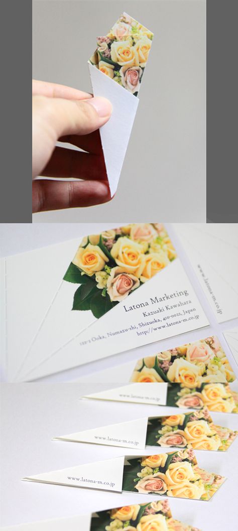 Creative Flower Bouquet Business Cards                                                                                                                                                                                 More Wedding Planner Business Card, Florist Business Card, Wedding Planner Business, Name Card Design, Karten Design, Creative Graphics, Business Card Inspiration, 카드 디자인, Cool Business Cards