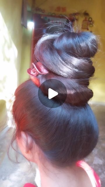 Big Bun Hair, Big Bun, Bun Hair, Amazing Hair, December 22, Hair Bun, Bun Hairstyles, Buns, Cool Hairstyles