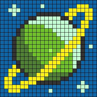 Cross Stitch Space Pattern, Planet Pixel Art, Planet Cross Stitch, Pixel Crochet, Desen Anime, Pixel Art Grid, Tapestry Crochet Patterns, Pola Sulam, Mini Cross Stitch