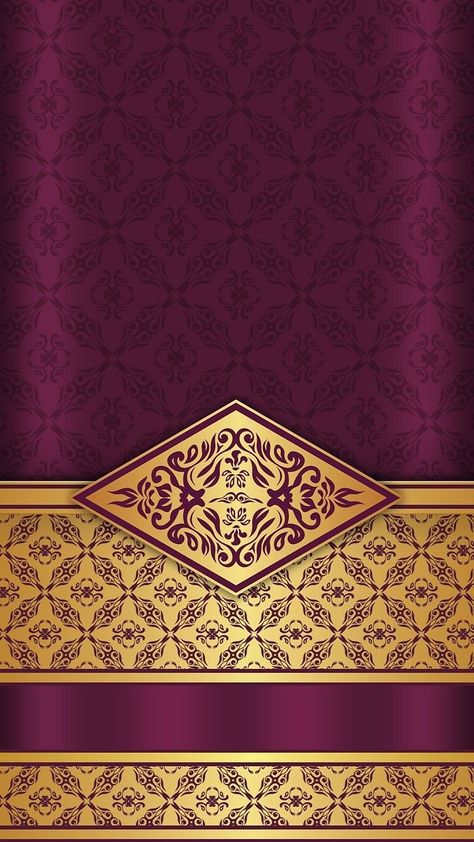 Songket Background, Songket Design, Purple And Gold Wallpaper, Gold And Black Background, Lace Wallpaper, Wedding Background Images, Hd Wallpaper Android, Geometrical Design, Pretty Phone Wallpaper