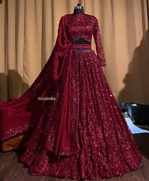 Ricco (@riccoindia) • Instagram photos and videos Baju Kahwin, Pengantin India, Red Bridal Dress, Latest Bridal Lehenga, Desi Wedding Dresses, Wedding Lehenga Designs, Indian Bride Outfits, Latest Bridal Dresses, Bridal Dresses Pakistan