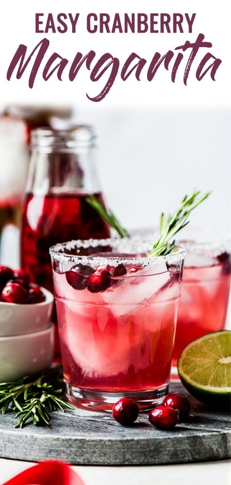 Margarita Simple, New Year Drinks, New Years Drink, Margarita Christmas, Cranberry Margaritas, Holiday Margaritas, New Year's Drinks, Cranberry Margarita, Mayo Recipe