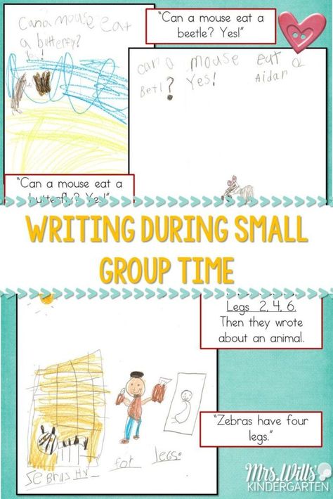 Writing During Guided Reading is a great way to guide emergent writers. See how I use guided writing in my small group to help my kindergarten students with their writing progress. #kindergartenwriting Kindergarten Writing Lessons, Kindergarten Writing Activities, Kindergarten Lessons, Kindergarten Ideas, Teaching Literacy, Kindergarten Writing, First Grade Teachers, Writer Workshop, Writing Lessons