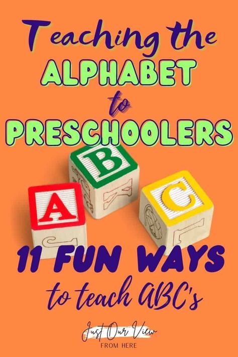 Fun Ways To Teach Letter Recognition, How To Teach Letters To Preschoolers, Introducing Letters To Preschoolers, Letter Order To Teach Preschool, How To Teach Toddlers Letters, Teach Alphabet To Toddlers, Ways To Teach Alphabet Preschool, Order To Teach Letters In Preschool, How To Teach The Alphabet