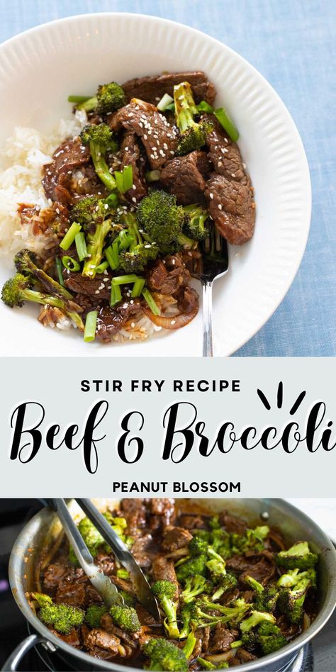 Stir Fry Beef and Broccoli Stir Fry Beef And Broccoli, Stir Fry Beef, Crispy Broccoli, Steak And Broccoli, Easy Beef And Broccoli, Steak Stir Fry, Beef Stir Fry Recipes, Fast Cooking, Beef And Broccoli