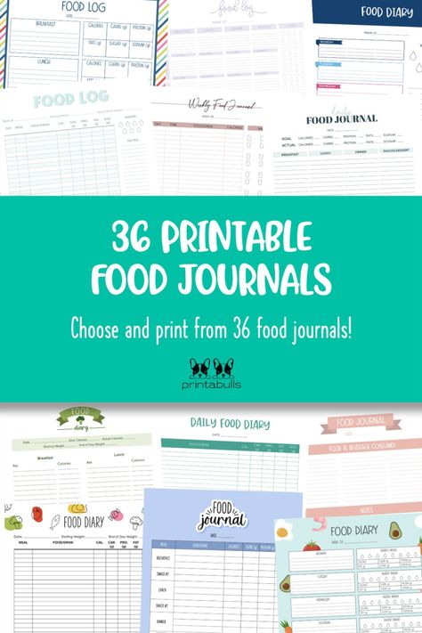 printable food journals Track Calories Food Journal, Food Journal Ideas Free Printable, Food And Fitness Journal Free Printable, Diet Journal Ideas Free Printable, Daily Food Journal Printable Free, Food Tracker Printable Free, Daily Food Log Printable Free, Food Journal Printable Free, Diy Food Journal