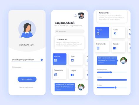 School App | Loggin School App Design, Desing App, Student App, College App, Bus App, Motion Design Trends, Safety App, School App, Login Page Design