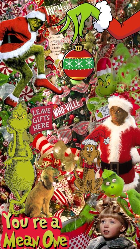 #grinch #grinchmas #christmas Cute Christmas Wallpapers Aesthetic Grinch, Grinch Wallpaper Funny, Merry Christmas Wallpaper Grinch, Grinch Astethic Pictures, Christmas Grinch Background, Christmas Backgrounds The Grinch, Christmas Is Wallpaper, Preppy Christmas Wallpaper Grinch, The Grinch Wallpaper Iphone Jim Carey