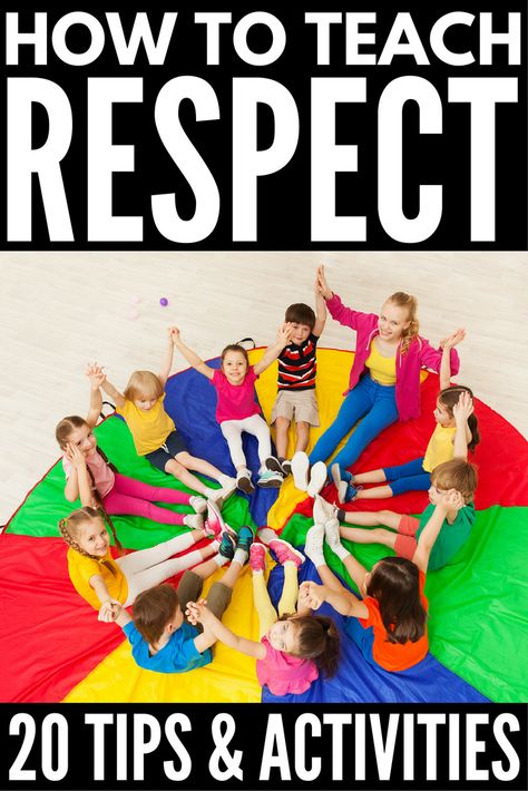 How to Teach Your Kids Respect | From great parenting tips to fun activities, games, and lesson plans, we’re sharing our best mom  resources to show you how to teach kids respect without losing your sanity. Whether you have rambunctious boys or strong-willed girls, teaching manners and respectful social skills isn’t as hard as you think, and these respect activities are proof! #parenting #parentingtips #parenting101 #kidsactivities Teaching Children Respect, Respect Classroom, Respect Lessons, Respect Activities, Manners Activities, Teaching Kids Manners, Teaching Kids Respect, Teaching Respect, Manners For Kids