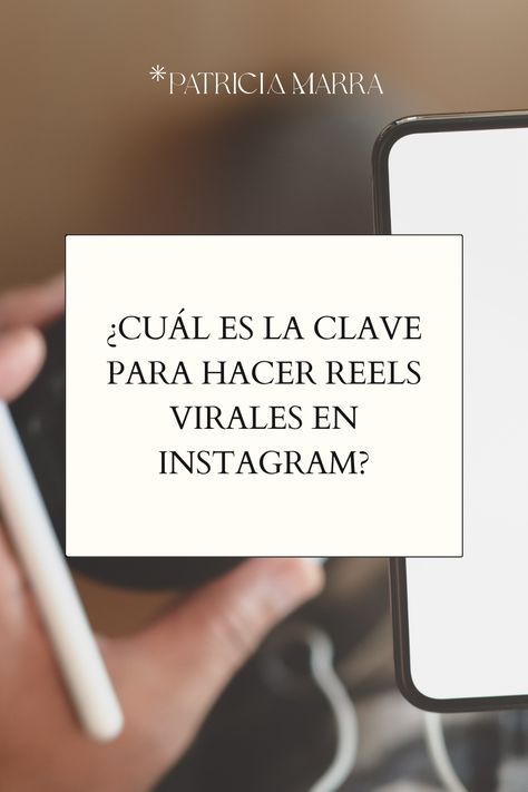 En este post te comparto las claves para que hagas reels virales en instagram Marketing Digital Social Media, Brand Marketing, New Instagram, Marketing Digital, Digital Marketing, Healing, Branding, Social Media, Marketing