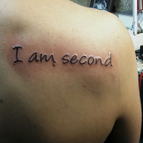 I am second movement❤ I Am Second Tattoo, Word Tattoo Designs, Second Tattoo, I Am Second, Cross Tattoos For Women, Word Tattoo, Cross Tattoos, Gods Not Dead, Tattoo Art Drawings