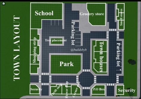 Bloxburg Town Layout Small Plot, Bloxburg Town Layout, Town Layout, Architecture Layout, Beach House Floor Plans, Bloxburg Town, Bloxburg Hacks, Flower Shop Design, Room Things