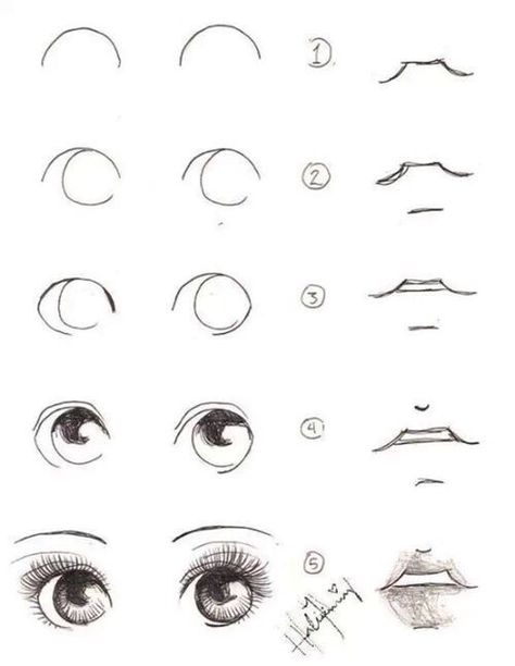 draw, drawing, and eyes image Simple Draw, How To Draw Lips, Draw Lips, How To Draw Anime Eyes, Realistic Eye Drawing, Eye Drawing Tutorials, Drawing Tutorial Face, Draw Eyes, Drawing Eyes