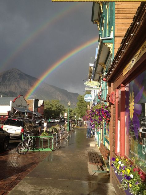 Crested Butte Colorado, Living In Colorado, Small Town Life, Ski Town, Serenity Now, State Of Colorado, Double Rainbow, Crested Butte, After Life