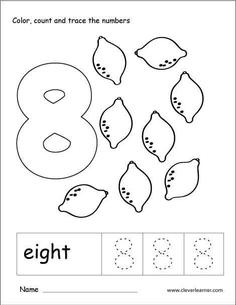 Number 8 tracing and colouring worksheet for kindergarten Preschool Number 6 Worksheets, Number Eight Worksheet, 8 Worksheets Preschool, Number 8 Worksheet Kindergarten, Number 8 Tracing Worksheet, Number 8 Preschool Activities, Number 8 Preschool, Number 8 Activities For Preschool, Number 8 Worksheets For Preschool