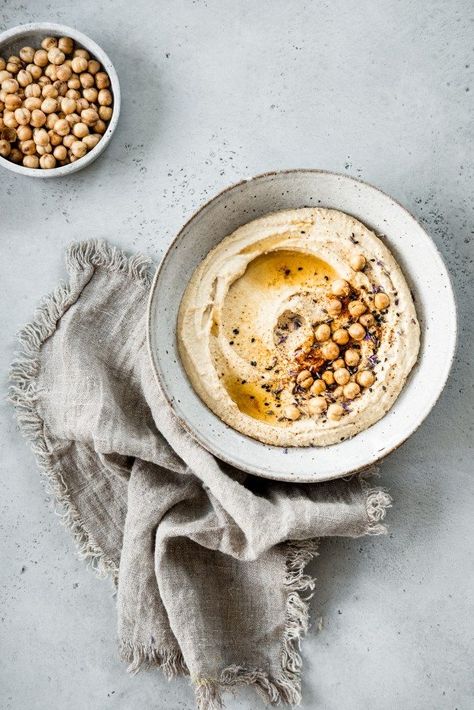 Homemade Hummus Recipe, Food Flatlay, Food Photography Background, Homemade Hummus, Food Photography Inspiration, Food Photography Tips, Hummus Recipe, Food Photography Styling, Food Is Fuel