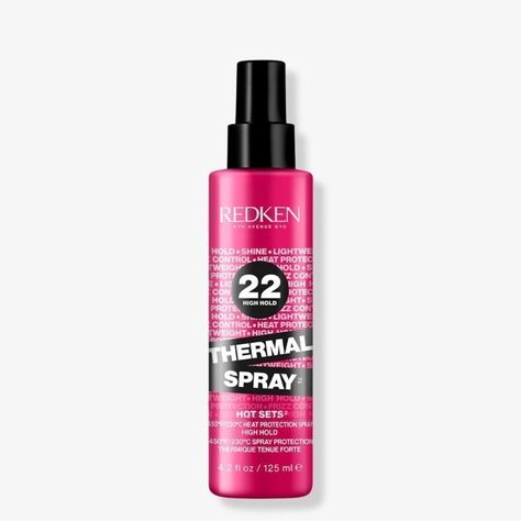 For Shine And Style That Attract Attention, Use Redken Hot Sets 22 Thermal Setting Mist - Heat Protectant Spray. This Maximum-Control, Anti-Frizz Spray Helps Create Heat Styles With True Staying Power. Spray The Setting Mist On Damp Or Dry Hair To Achieve A Crisp Hold When Using Blow Dryers, Curling Irons Or Straighteners And Get Heat Protection Up To 450 Degrees While Adding Shine And Lasting Hold. Redken Diamond Oil, Heat Spray, Anti Frizz Spray, Setting Mist, Heat Protectant Spray, Heat Protectant Hair, Blow Dryers, Redken Hair Products, Curling Irons