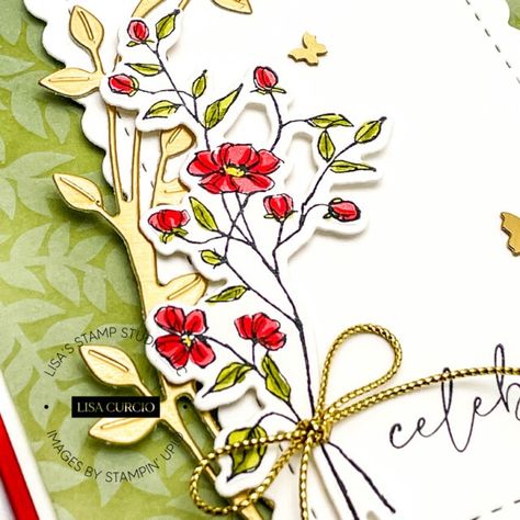 card backgrounds using vellum Lisa Curcio, Card Backgrounds, Vellum Cards, Outline Images, Tall Flowers, Vellum Paper, Floral Image, Card Tutorial, Friendship Cards