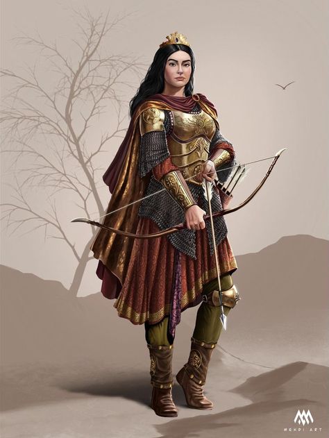 Ancient Persian Women Art, Ancient Persian Warrior, Shahnameh Characters, Ancient Persian Women, Iranian Mythology, Old Apple Logo, Persian Clothing, Ancient Persian Art, Norse Mythology Tattoo