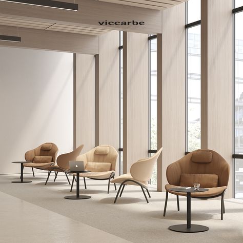 Funda Bold was created for relaxation and promoting ‘slow work’ in offices, homes, and in-between spaces. Office Lounge Area Design, Lawyer Office Design, Ottoman Cushions, Luxury Office Interior, Office Lounge Area, Home Office Furniture Design, Office Waiting Rooms, Lounge Interiors, Office Design Inspiration