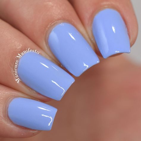 Periwinkle Nails, Soft Neon, Nails Opi, Summer Gel Nails, Nails Yellow, Bright Summer Nails, Gel Nails At Home, Blue Nail Polish, Gel Nail Colors