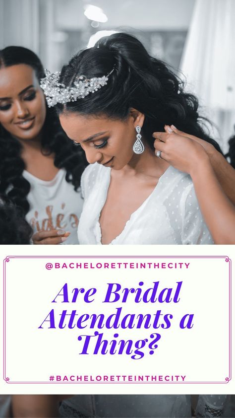 Are bridal attendants a such thing? Wedding Personal Attendant, Bridal Attendant, Personal Attendant, Someone Like You, Be Perfect, Best Friend, Things To Think About, Weddings