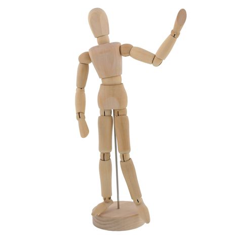 "Wood 8\" Artist Drawing Manikin Articulated Mannequin with Base and Flexible Body - Perfect Drawing the Human Figure (8\" Female) By U. s. Art Supply | Wood 8\" Artist Drawing Manikin Articulated Mannequin with Base and Flexible Body - Perfect Drawing the Human Figure (8\" Female) By U.s. Art Supply" Flexible Body, Learn To Sketch, Wooden Man, Artist Materials, Art Supply, Figure 8, Artist Drawing, Drawing Skills, Wooden Art