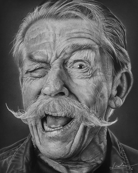 Hyperrealistic Drawing, Old Man Face, Old Man Portrait, رسم كاريكاتير, Realistic Sketch, Realistic Pencil Drawings, 얼굴 드로잉, Old Faces, 인물 드로잉