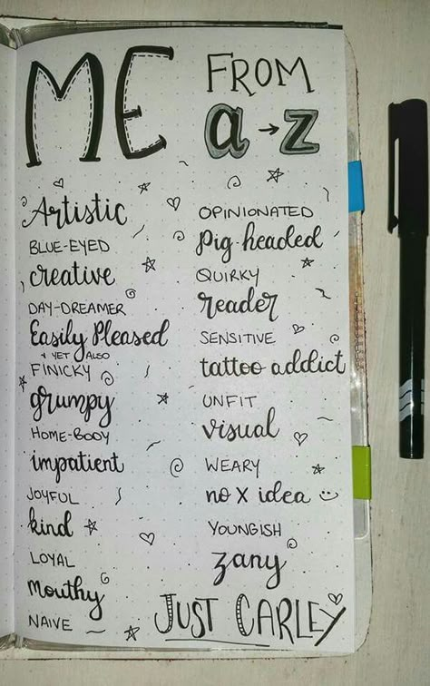 Ultimate List of Bullet Journal Ideas: 101 Inspiring Concepts to Try Today (Part 2) - Simple Life of a Lady Bullet Journal Page, Bulletin Journal Ideas, Bullet Journal Ideas, Bullet Journal Mood, Wreck This Journal, Bullet Journal Notebook, Diary Ideas, Bullet Journal Writing, Journal Aesthetic