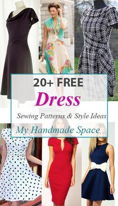 Free Dress Sewing Patterns, Dress Sewing Patterns Free, Patterns Dress, Free Dress, Dress Patterns Free, Beginner Sewing Projects Easy, Couture Mode, Free Dresses, Sewing Projects For Beginners