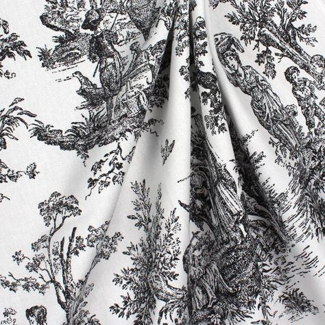 Toile Curtains, Black Toile, Decoration Shabby, Holiday Tablecloths, Wedding Table Linens, French Toile, Toile Fabric, Premier Prints, Rectangle Tablecloth