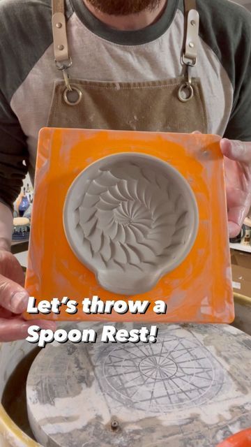 Ryan Durbin on Instagram: "Quick demonstration of how I throw my spoon rests. Let me know if you have any questions" Spoon Rest Pottery, Ceramic Spoon Rest, Ceramic Tray, Spoon Rests, Ceramic Spoons, Dish Sets, Travel Lover, Cups And Mugs, Spoon Rest