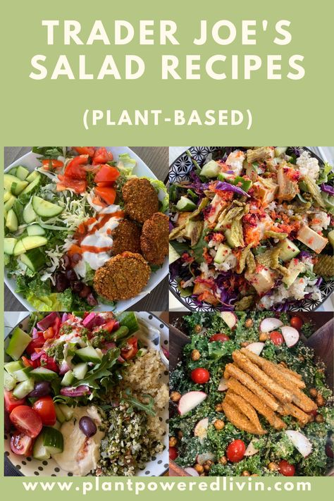 Salad Recipes Trader Joes, Trader Joe Salad, Trader Joes Salad Recipe, Trader Joe Salad Recipes, Trader Joe’s Plant Based Meals, Trader Joe’s Pasta Salad, Trader Joe’s Salad Recipes, Trader Joe’s Salad, Trader Joes Salad Ideas