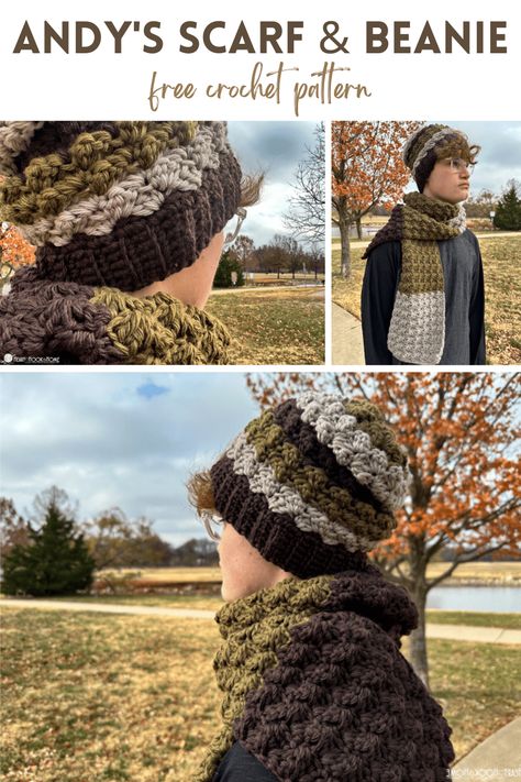 Crochet School, Beanie Pattern Free, Large Crochet Hooks, Beanie Crochet Pattern, Simple Scarf, Crochet Cowl Pattern, Beanie Crochet, Crochet Lace Pattern, Crochet Cap