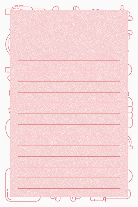 Blank pink fitness note template vector | free image by rawpixel.com / Katie Moir Pink Fitness, Mobile Phone Wallpaper, Note Writing Paper, Note Template, Writing Paper Printable, Paper Note, Powerpoint Background Design, Pink Workout, Blank Notes