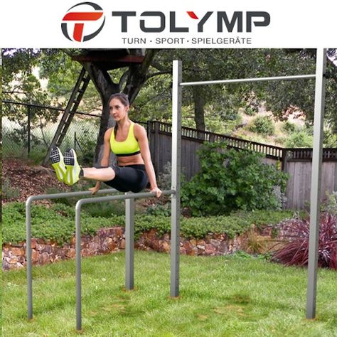 Calisthenics Bars, Outdoor Pull Up Bar, Calisthenics Equipment, Calisthenics Gym, Outdoor Gym Equipment, Backyard Gym, Gym Bar, Workout Stations, Dip Bar