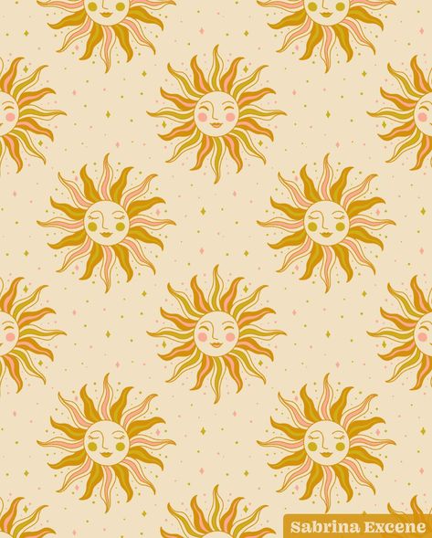 Some retro sun face girlies 🌞 for #2024patternchallengebyholli Sunshine prompt hosted by @hollizollinger 💛 . . #sunpattern #sunface #retropattern #sunillustration #patternoftheday #surfacedesign #happyvibes #patterndesign Asian Design Pattern, Tech Pattern, Sun With Face, Sunshine Design, Sun Illustration, Retro Sun, Sun Design, Sun Face, Asian Design