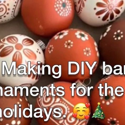 199K views · 24K likes | Shop Latinx on Instagram: "FINE, we’ll go to the craft store to make these DIY barro ornaments. 🥰🏺 ⠀⠀⠀⠀⠀⠀⠀⠀⠀ TT: blankisj2" Mexican Tree Ornaments, Barro Ornaments Mexican, Mexican Christmas Tree Ornaments Diy, Barro Ornaments, Mexican Ornaments Diy, Diy Mexican Christmas Ornaments, Terra Cotta Ornaments, Mexican Christmas Tree, Mexican Ornaments