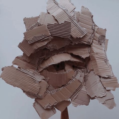 Cardboard Art Sculpture, Art Alevel, Gcse Art Sketchbook, Art Du Collage, A Level Art Sketchbook, Cardboard Sculpture, Layered Art, Alberto Giacometti, Deco Originale