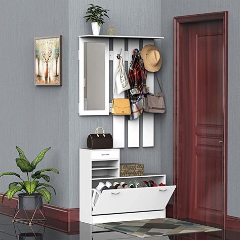 Shoe organizer entryway